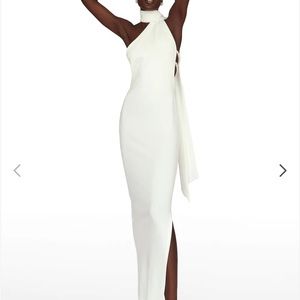 KHANUMS-  Kara Dress in White (Size Small)
